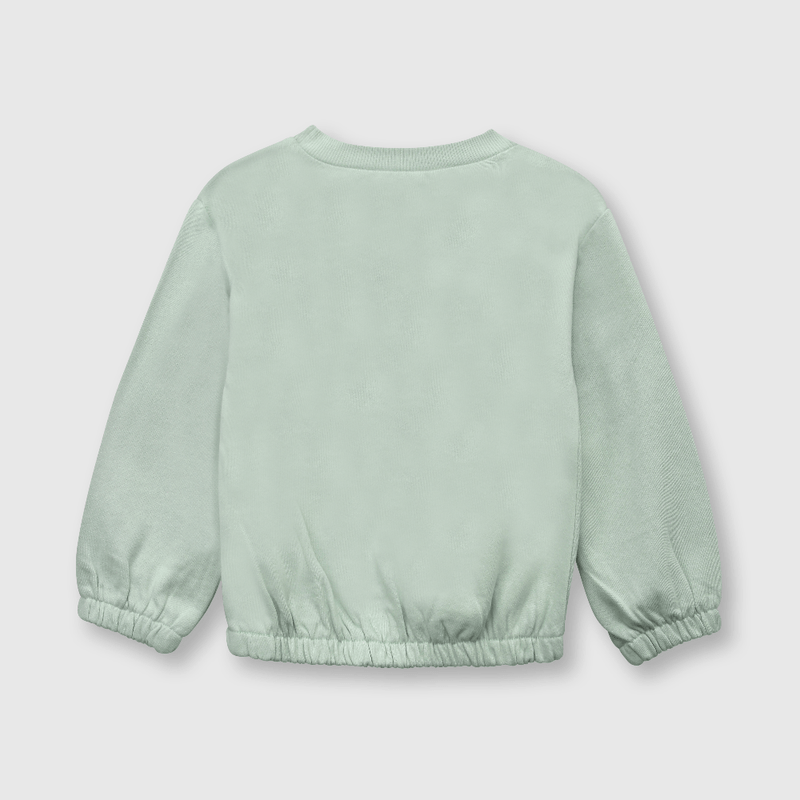 Polerón de bebé niña Colloky verde (3 a 36 meses)
