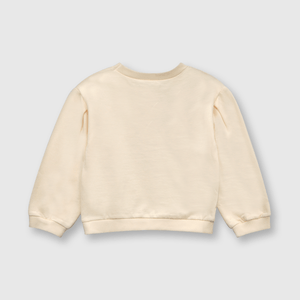 Polerón de bebé niña felino beige (3 a 36 meses)