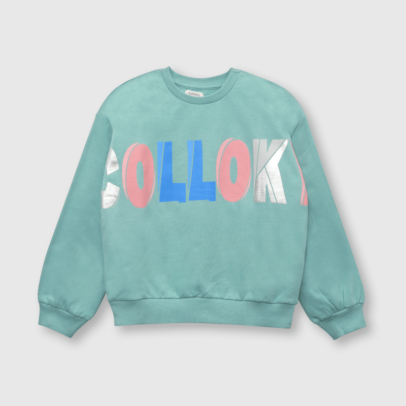 Polerón de niña colloky verde (2 a 12 años)