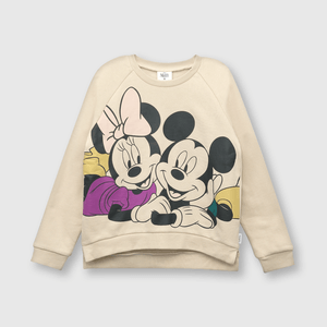 Polerón de niña Minnie y Mickey beige (2 a 12 años)