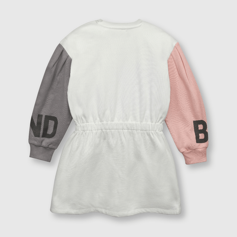 Vestido de niña sport blanco (2 a 12 años)
