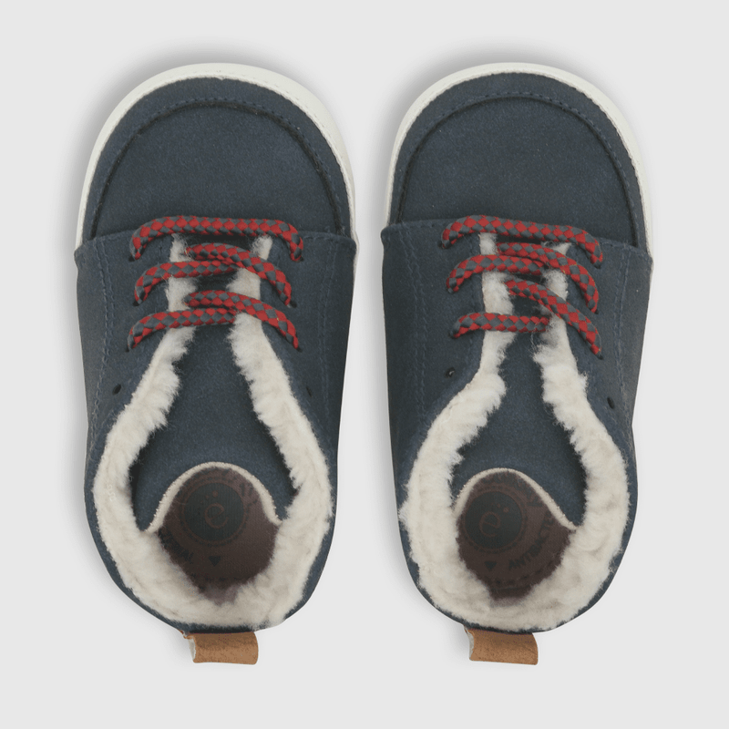 Botin para niño clásico cordones azul (14 a 18)
