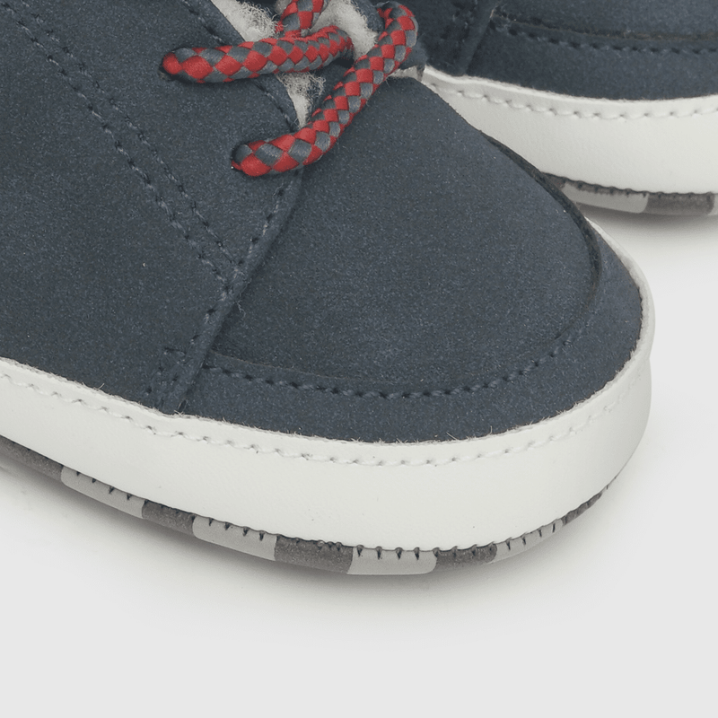 Botin para niño clásico cordones azul (14 a 18)