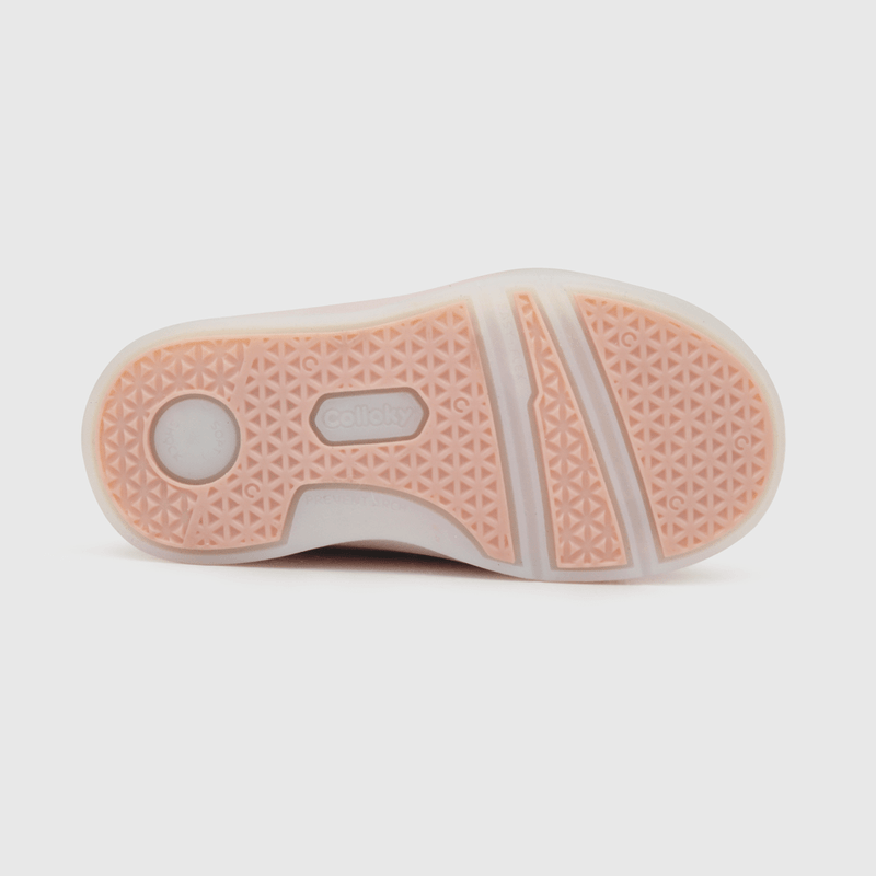Zapatilla para niña de niña dos velcro luces minnie rosada (21 a 27)
