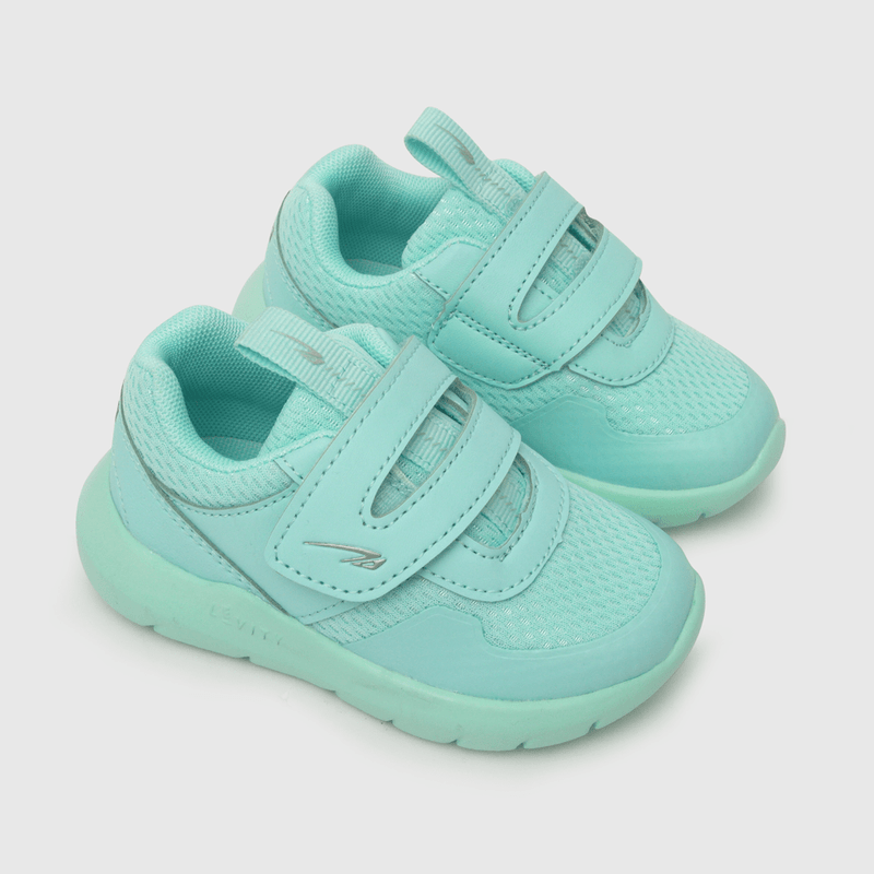 Zapatilla para niña deportiva de niña 1 velcro caña baja calipso (21 a 27)