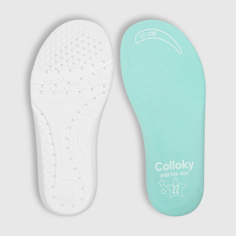 Zapatilla para niña niña 2 velcros chunky blanca (21 a 27)