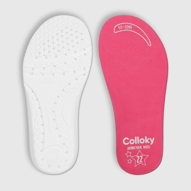Zapatilla para niña niña 2 velcros chunky negra (21 a 27)