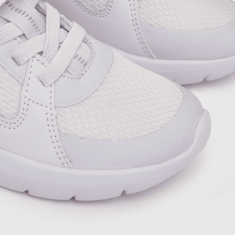 Zapatilla para niña niña velcro elástico básica morada (28 a 38)