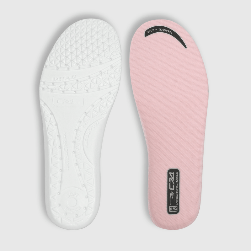 Zapatilla para niña niña velcro elástico tecnológica blanca (28 a 38)