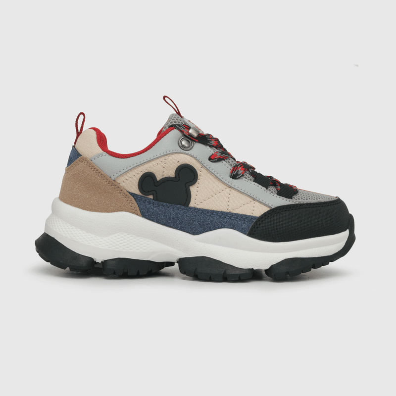 Zapatilla para niño aproach prepi mickey gris (28 a 38)