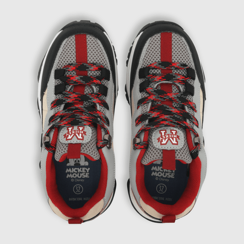 Zapatilla para niño aproach prepi mickey gris (28 a 38)