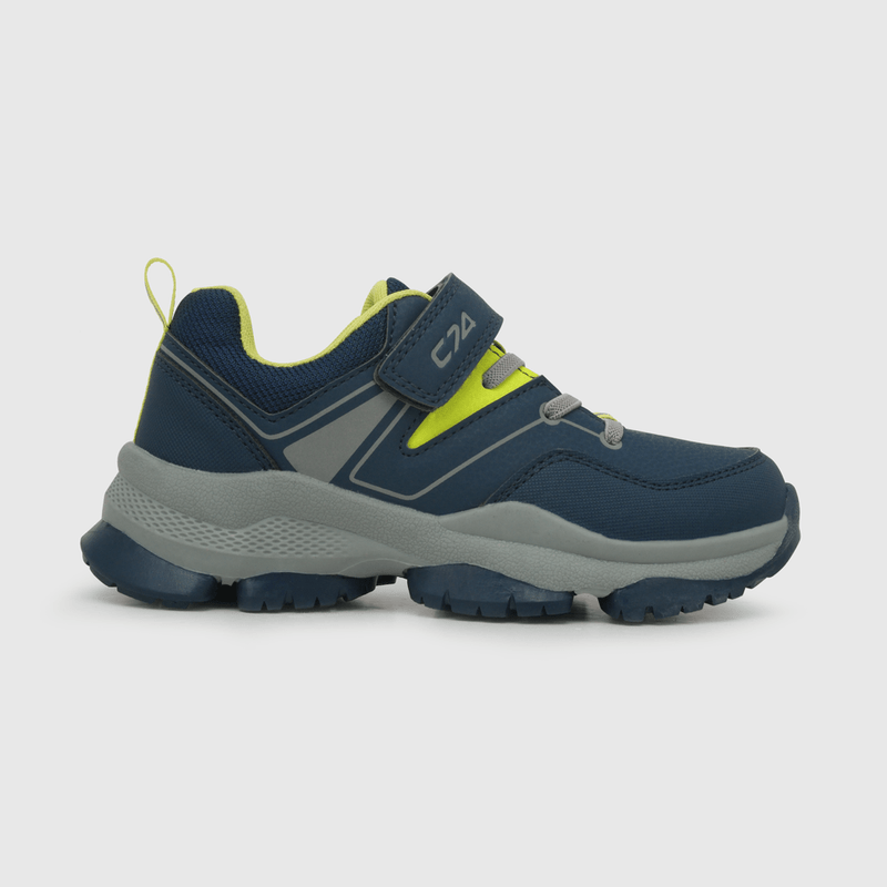 Zapatilla para niño de niño, velcro elástico, print lateral. azul (28 a 38)