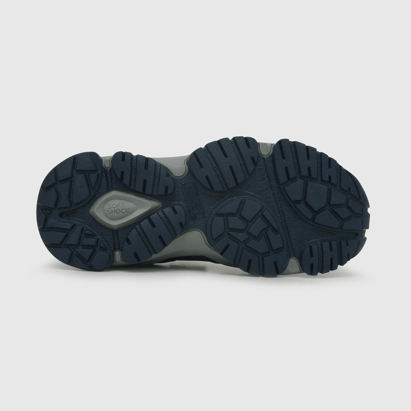 Zapatilla para niño de niño, velcro elástico, print lateral. azul (28 a 38)