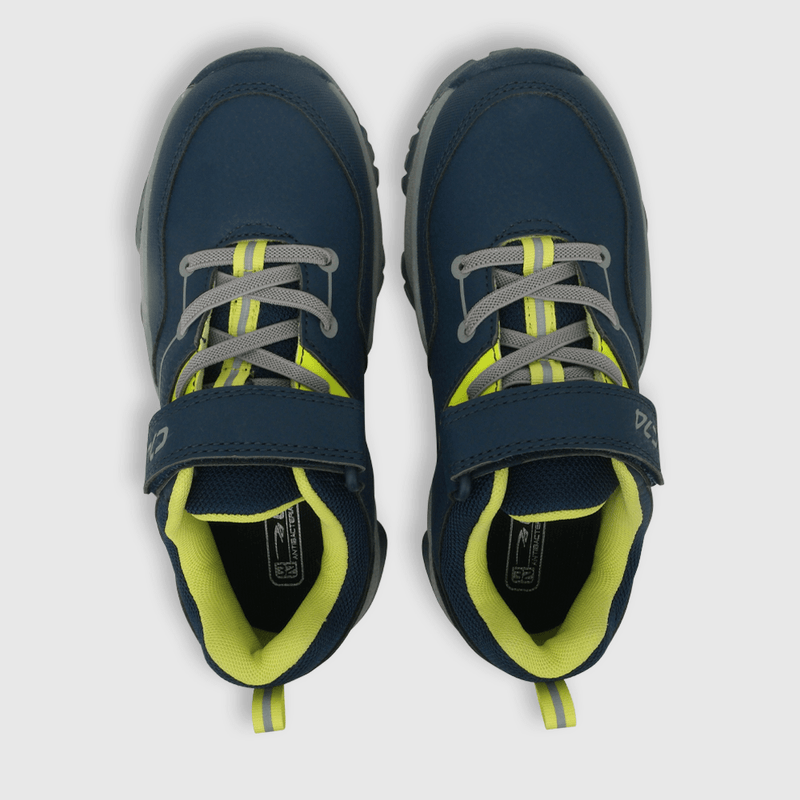 Zapatilla para niño de niño, velcro elástico, print lateral. azul (28 a 38)