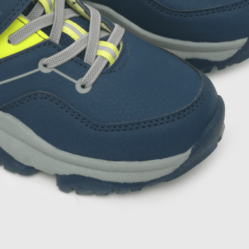 Zapatilla para niño de niño, velcro elástico, print lateral. azul (28 a 38)