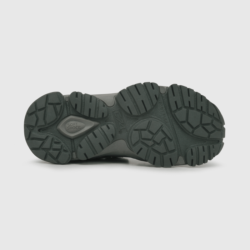 Zapatilla para niño de niño, velcro elástico, print lateral. gris (28 a 38)
