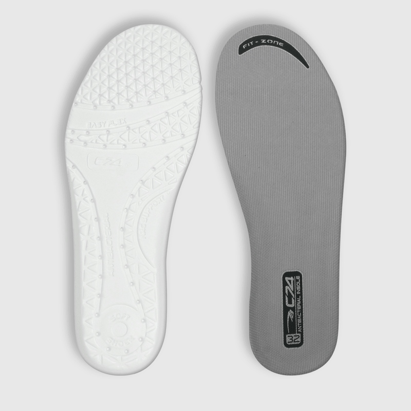 Zapatilla para niño de niño, velcro elástico, print lateral. gris (28 a 38)