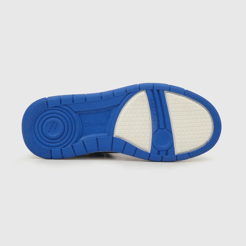 Zapatilla para ni?�o ni?�o velcro el??stico retro negra (28 a 38) - Colloky Chile