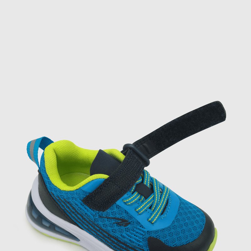 Zapatilla para niño velcro elástico sport azul (21 a 27)