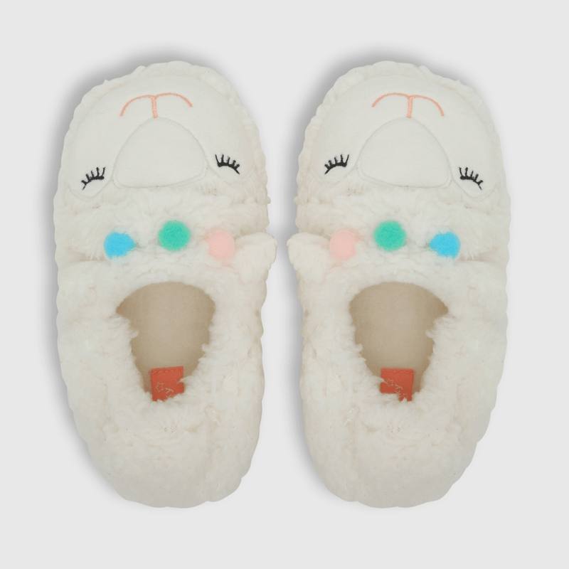 Pantufla para niña blanca (28 a 38)