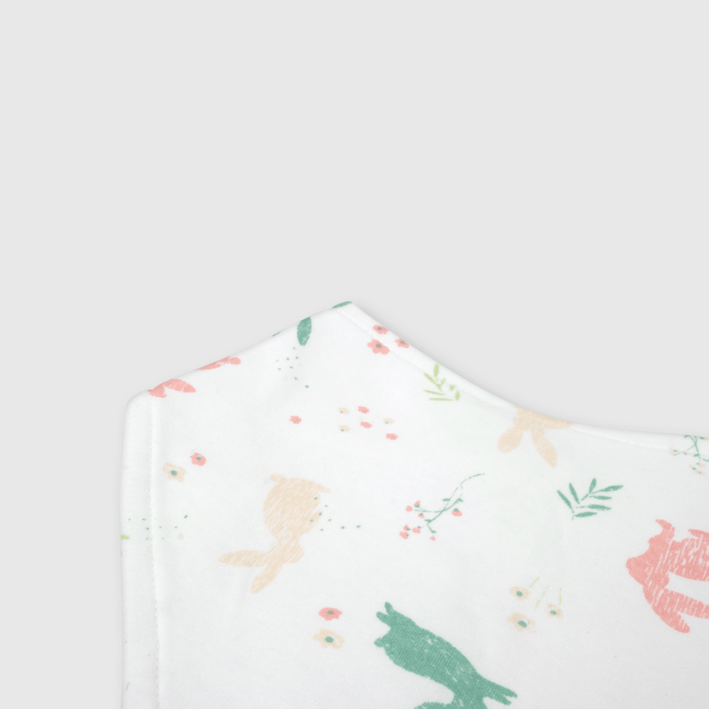 Babero de bebé niña 2 pack estampado rosado (talla única)