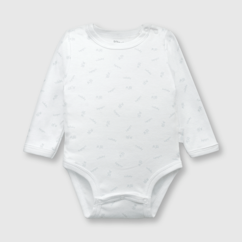 Body de bebé niño 3 pack de algodón celeste (0 a 24 meses)