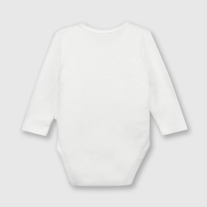 Body de bebé unisex 3 pack de algodón blanco (0 a 24 meses)
