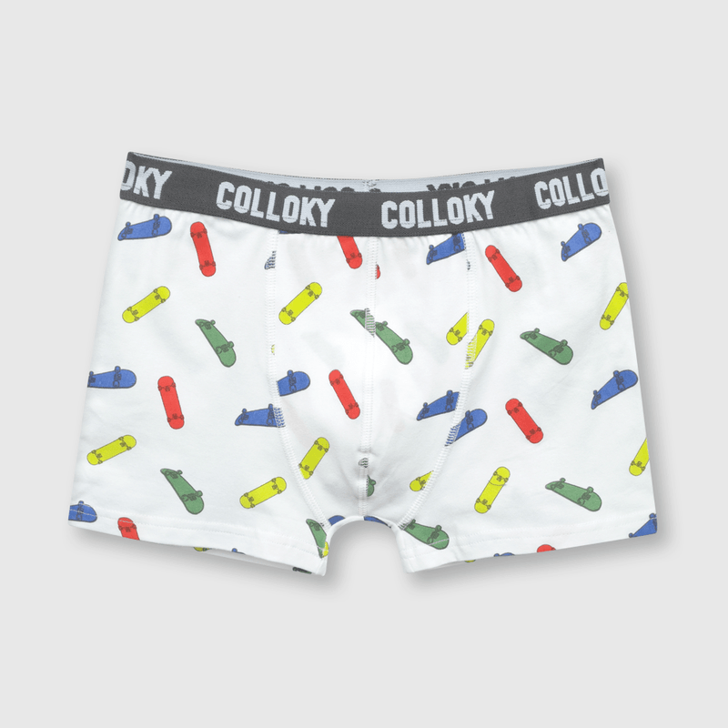 Boxer de niño 3 pack estampado verde (2 a 12 años)