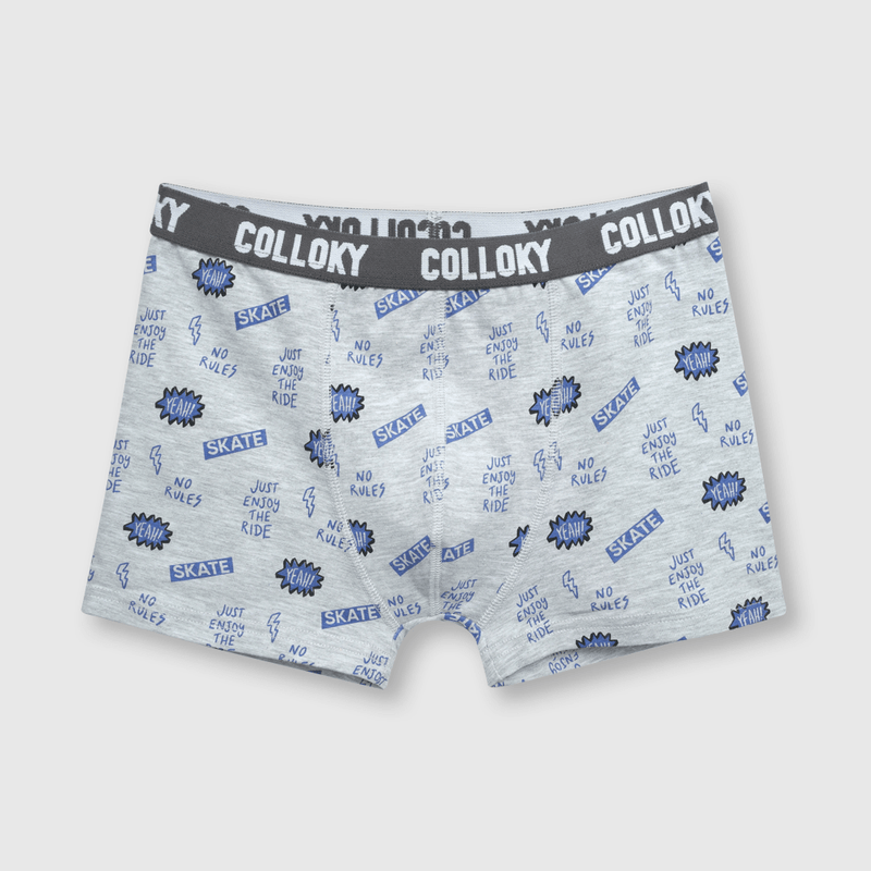 Boxer de niño 3 pack estampado verde (2 a 12 años)