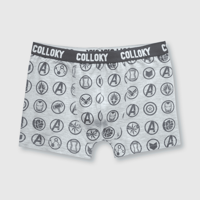 Boxer de niño 3 pack Marvel Comics gris (2 a 12 años)