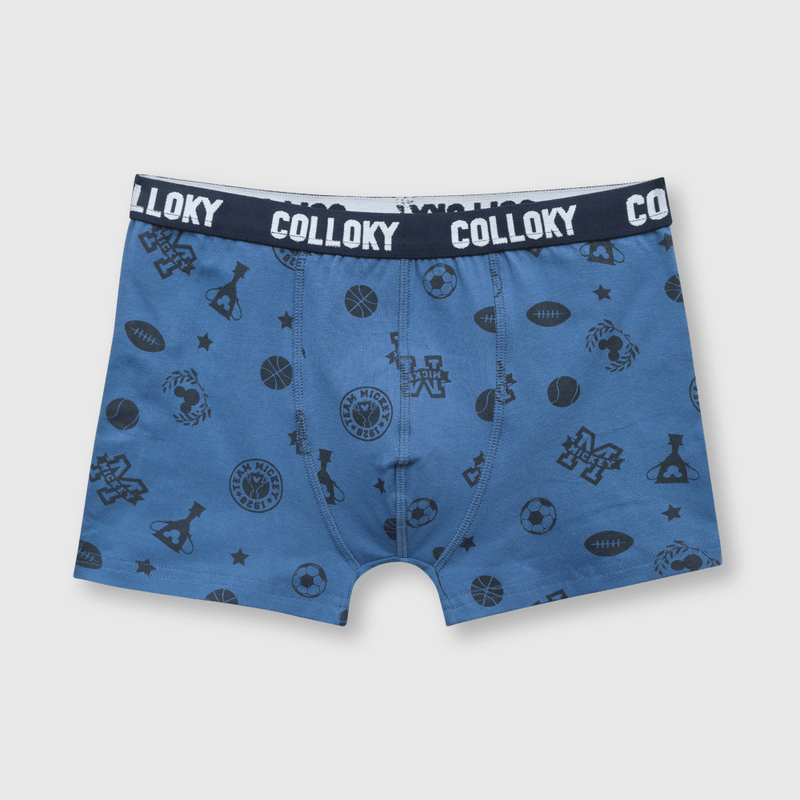 Boxer de niño 3 pack Mickey azul (23 a 37)