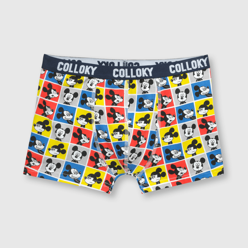 Boxer de niño 3 pack Mickey azul (23 a 37)