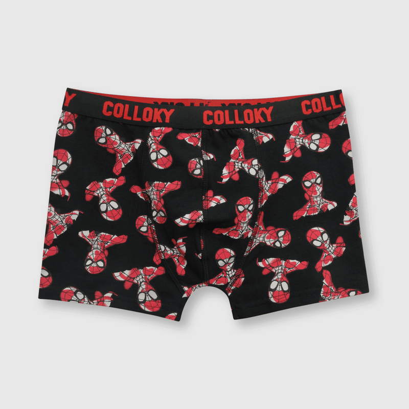 Boxer de niño 3 pack Spiderman negro (2 a 12 años)