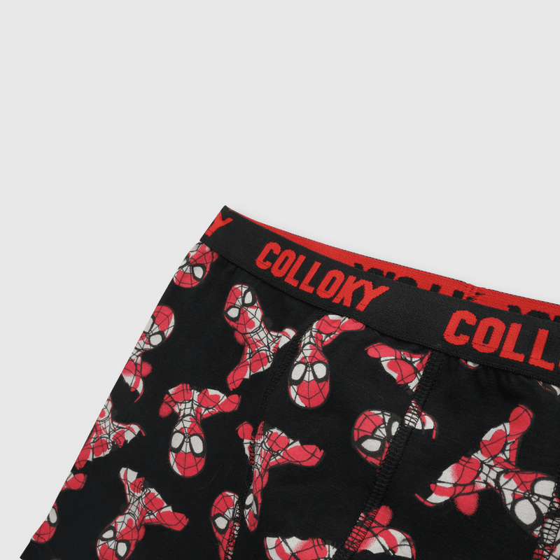 Boxer de niño 3 pack Spiderman negro (2 a 12 años)