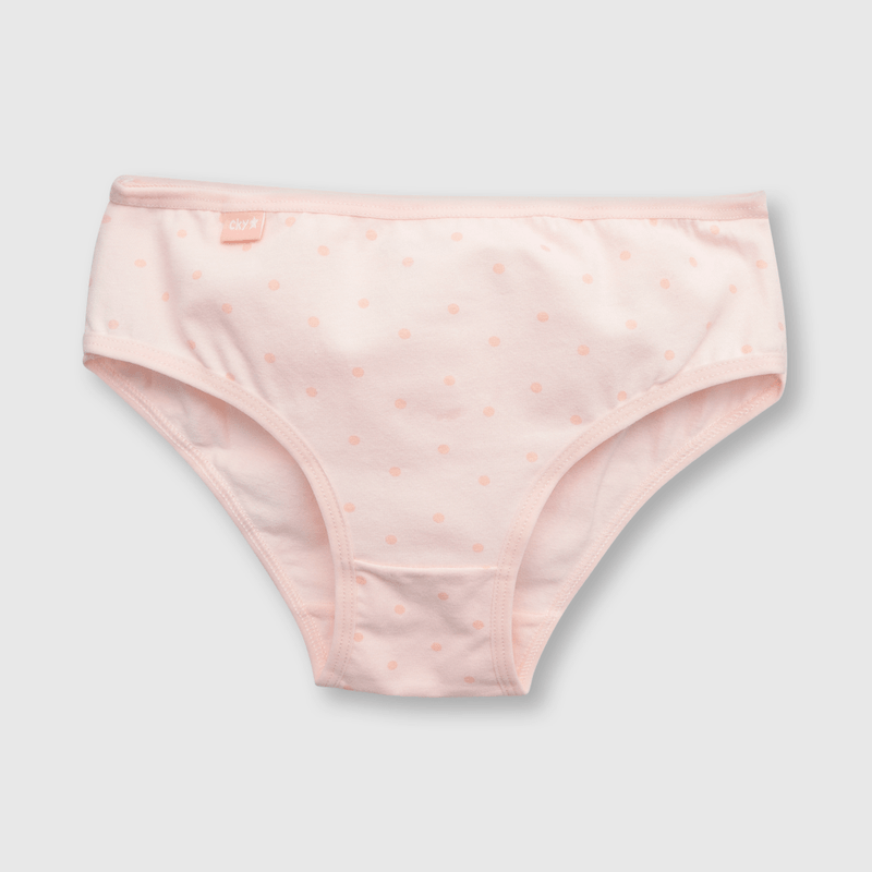 Calzón de niña 3 pack estampado gris (2 a 12 años)