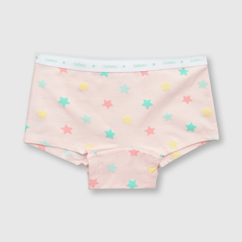 Calzón de niña 3 pack estampado rosado (2 a 12 años)