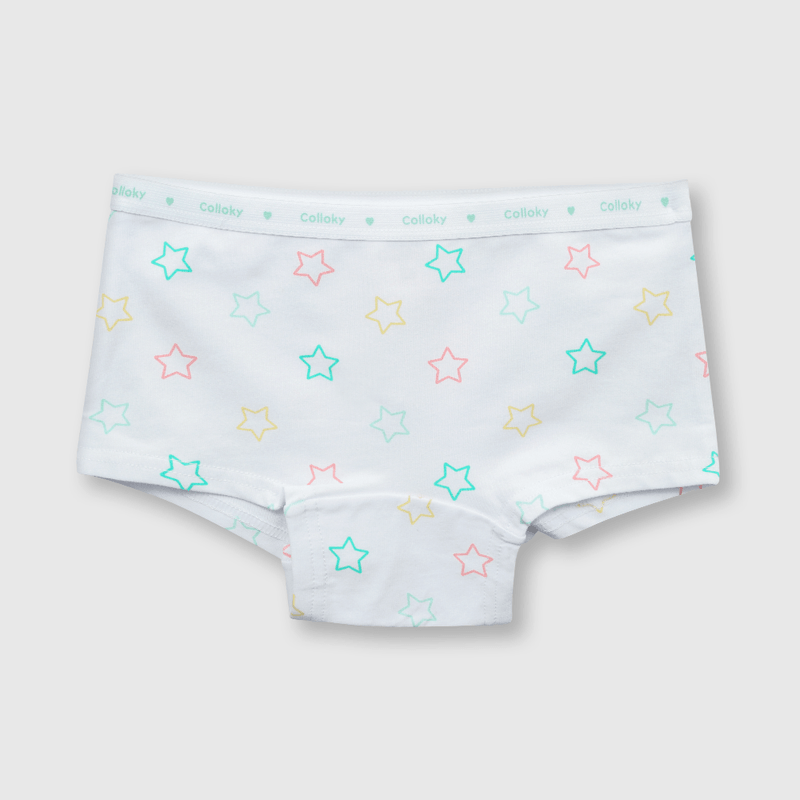 Calzón de niña 3 pack estampado rosado (2 a 12 años)