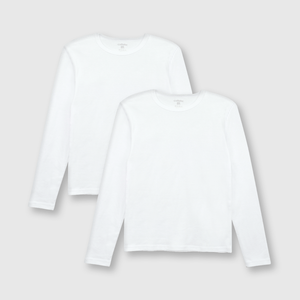 Camiseta unisex 2 pack blanco / white (2 a 12 años)