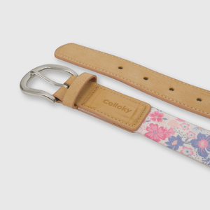 Cinturón de niña elasticado rosado (2 a 12 años)