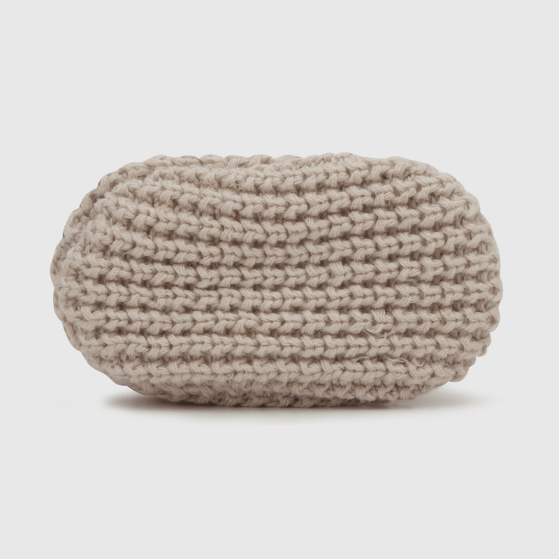 Pantufla para niño osito beige (talla única)