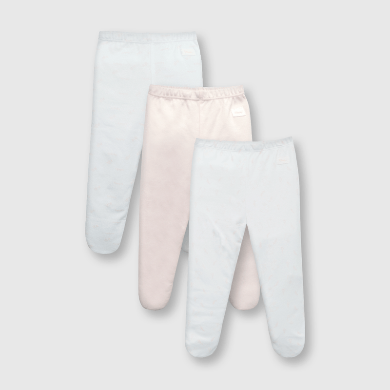 Panty ballerina de bebé niña 3 pack de algodón rosado (0 a 24 meses)