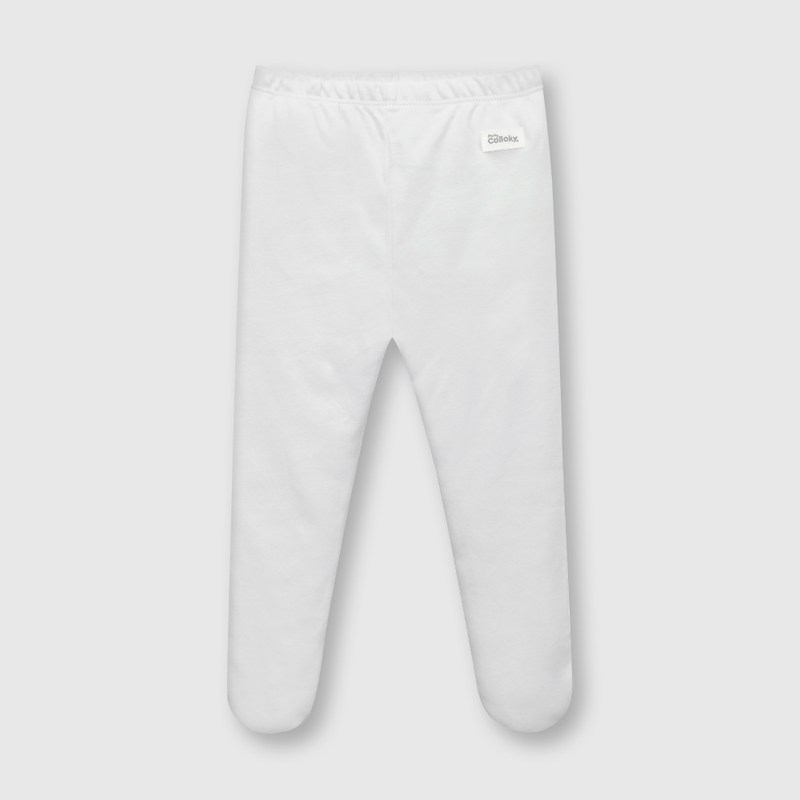 Panty ballerina de bebé unisex 3 pack de algodón blanco (0 a 24 meses)