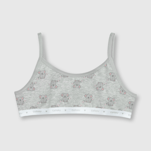 Peto de niña 3 pack estampado gris (8 a 12 años)