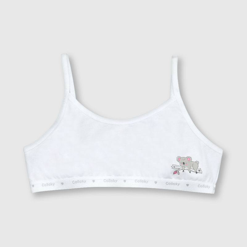 Peto de niña 3 pack estampado gris (8 a 12 años)