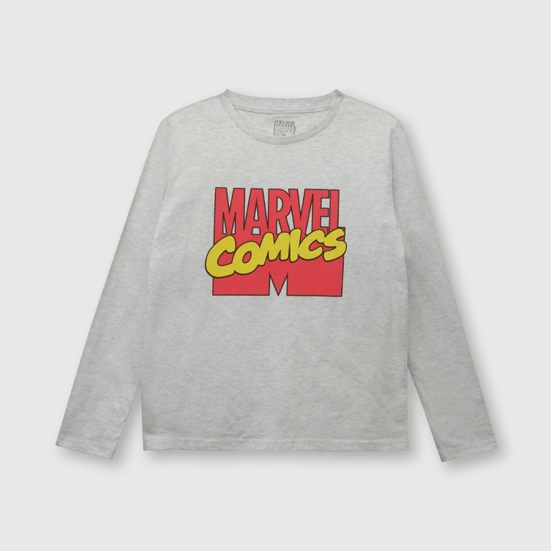 Pijama de niño de algodón Marvel Comics gris (2 a 12 años)