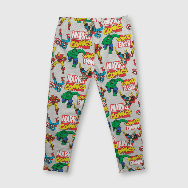 Pijama de niño de algodón Marvel Comics gris (2 a 12 años)
