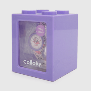 Reloj de niña analogo rosado (talla única)