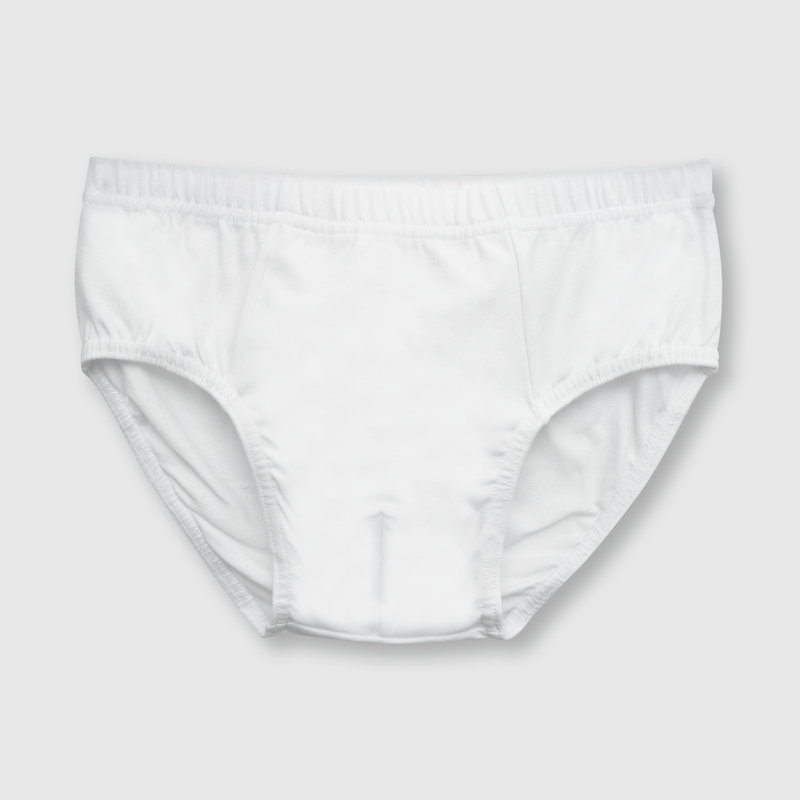 Slip de niño 3 pack estampado blanco (2 a 12 años)