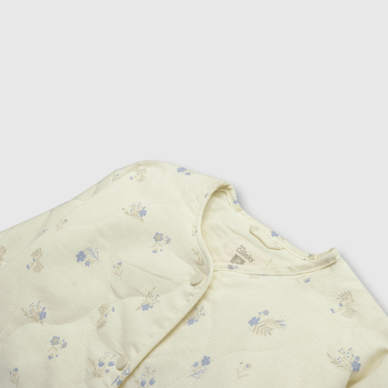 Chaqueta de bebé niña peluda beige (3 a 36 meses)