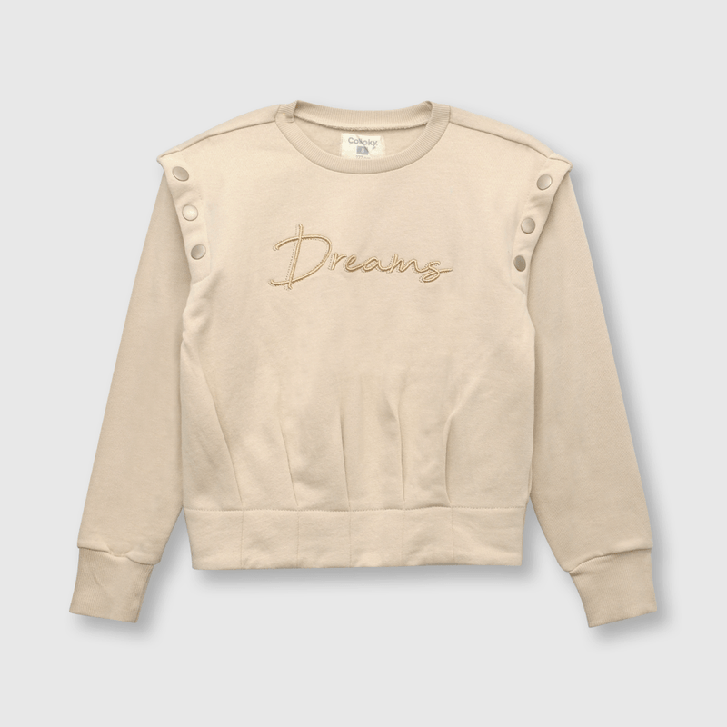Polerón de niña dreams beige (2 a 12 años)